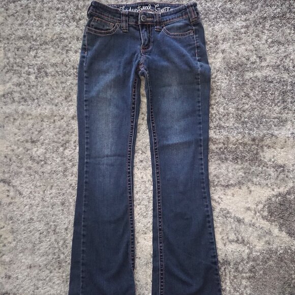 Industrial Cotton, Low-Rise Jeans, XS - Picture 1 of 4